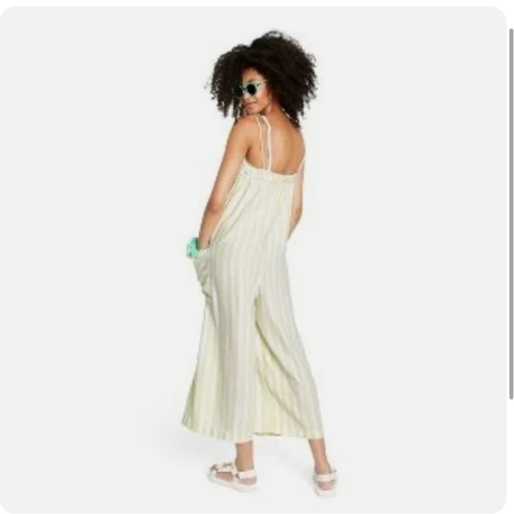 Stoney Clover Lane X Target Yellow/White Stripe Jumpsuit NWT Size XS